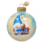 Шар КУ-80-254001/1 "Лошадка с гномиком", 80мм, п/у