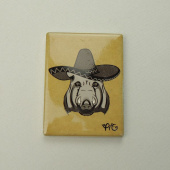 Магнит Love pigs 213355 6*8 см.