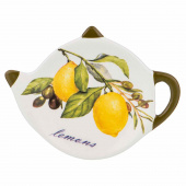 Подставка под чайный пакетик 358-1596 Agness Лемон три 12*8.5*1.5см