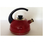 Чайник эмал.Т04/25/01 2.5л бордо конс.ручка