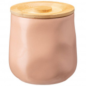 Банка для сыпучих продуктов 474-159 Bronco Meadow 1000мл пудровая