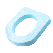 Сиденье д/биотуалета пенопласт голубое (кратно 6)  Росспл.
