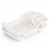 Сушилка д/посуды М6242 со сливом (белый)