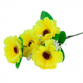 Цветы искусств. HTIC162, 5 бутонов, 32см PVC/полиэстр (кратно 6)