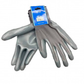 Перчатки садовые HT-994176 нейлон.покрытие 24см серый XL