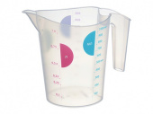 Кувшин мерный 1л М1206 прозрачный 