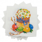 Салф.бум.50шт.многоцв.Пасхальный кулич Гарм.цвета  60