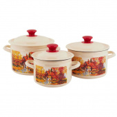 Наб.посуды Старая мельница-1 слоновая (2л;3л;4л)