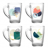 Кружка Капучино С1334 300мл Абстракция