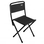 Стул складной походный со спинкой ДС2/Ч черный